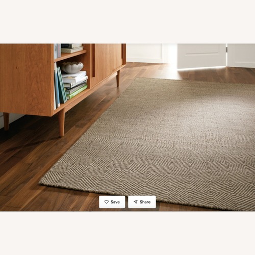 Used Room & Board Avani Dark Brown Wool Area Rug 8' x 10' for sale on AptDeco