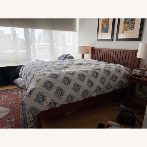 Used Thos Moser Cherry Queen Bed for sale on AptDeco