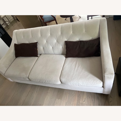 Used Max Home Better by Design Diamond Tufted sofa for sale on AptDeco