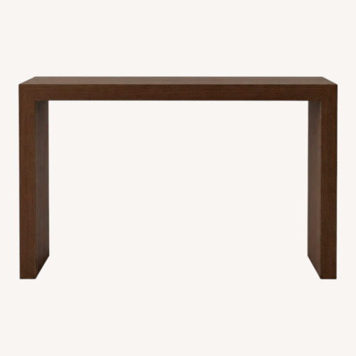 Used Luxe Home Furniture Dark Gray Concrete Side Table for sale on AptDeco