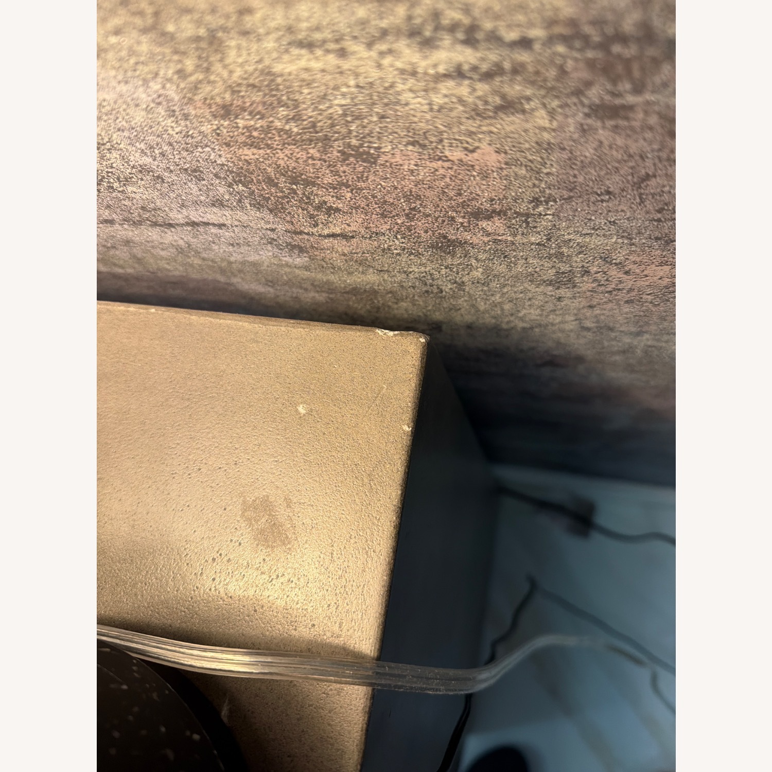 Luxe Home Furniture Dark Gray Concrete Side Table - image-6