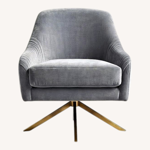 Used West Elm Light Gray Accent Chair for sale on AptDeco