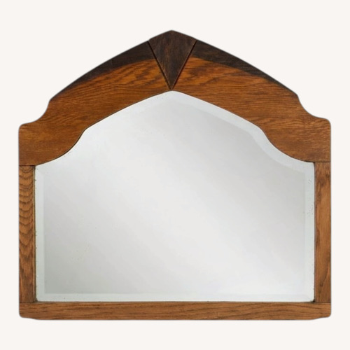 Used Vintage 1930s Oak Wall Mirror  for sale on AptDeco