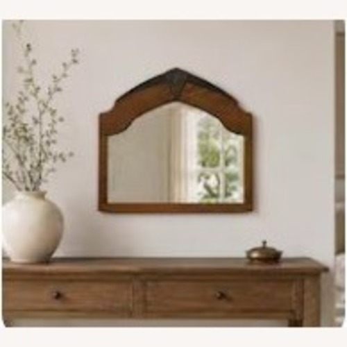 Used Vintage 1930s Oak Wall Mirror  for sale on AptDeco