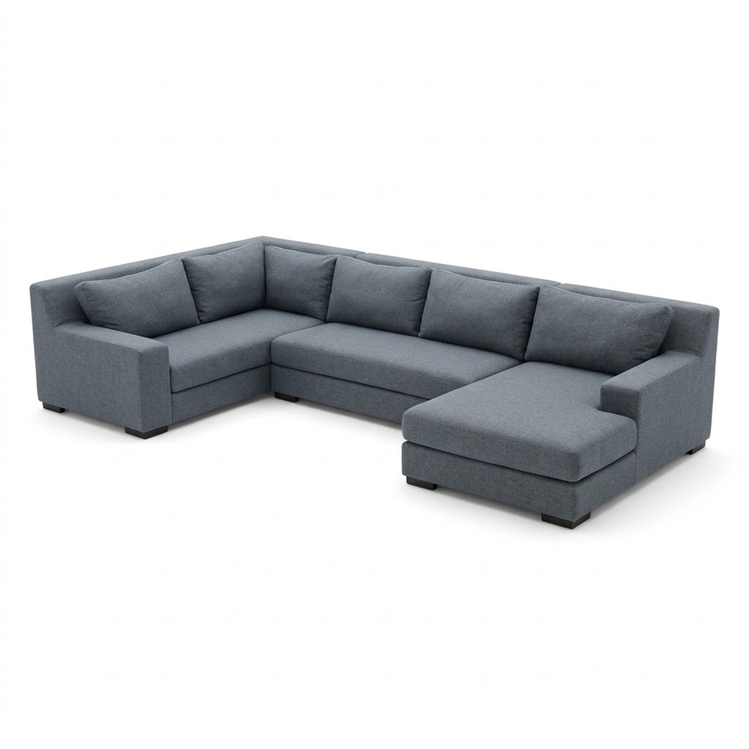 Restoration Hardware Modena Dark Gray 3Pc Sectional - image-5
