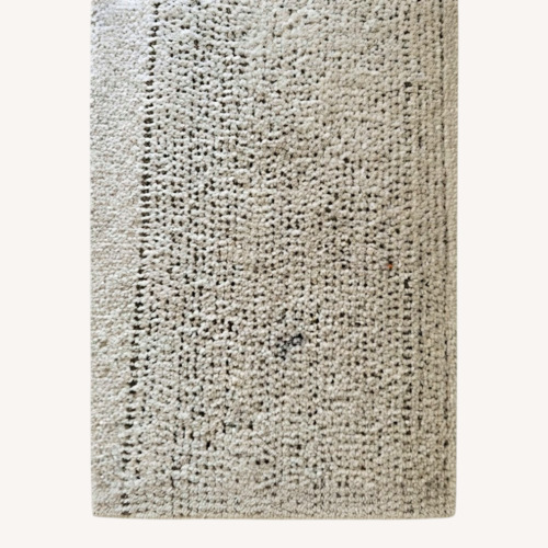 Used White Wool Area Rug 8' x 10' for sale on AptDeco