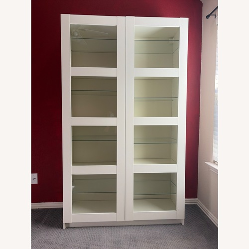 Used IKEA White Wood Bookcase for sale on AptDeco