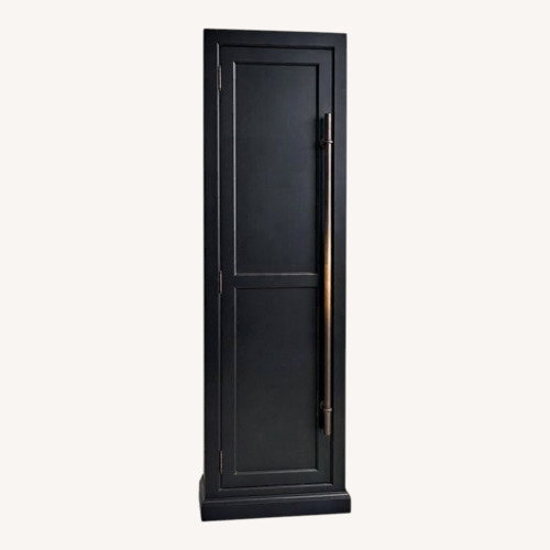 Used Restoration Hardware Black Wood Armoire for sale on AptDeco
