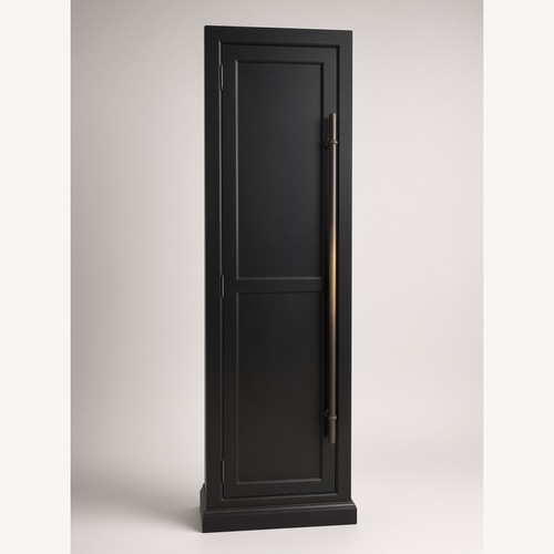 Used Restoration Hardware Black Wood Armoire for sale on AptDeco