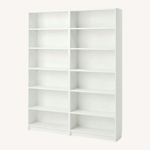 Used IKEA White Wood Bookcase for sale on AptDeco