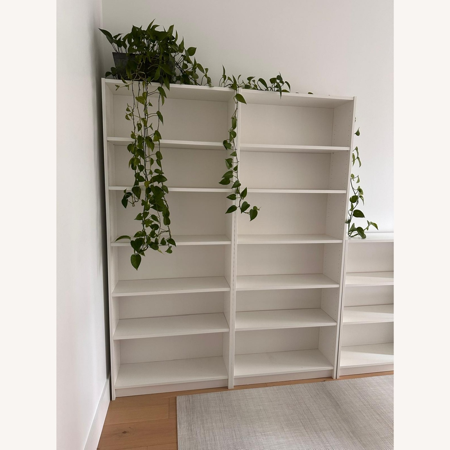 IKEA White Wood Bookcase - image-3