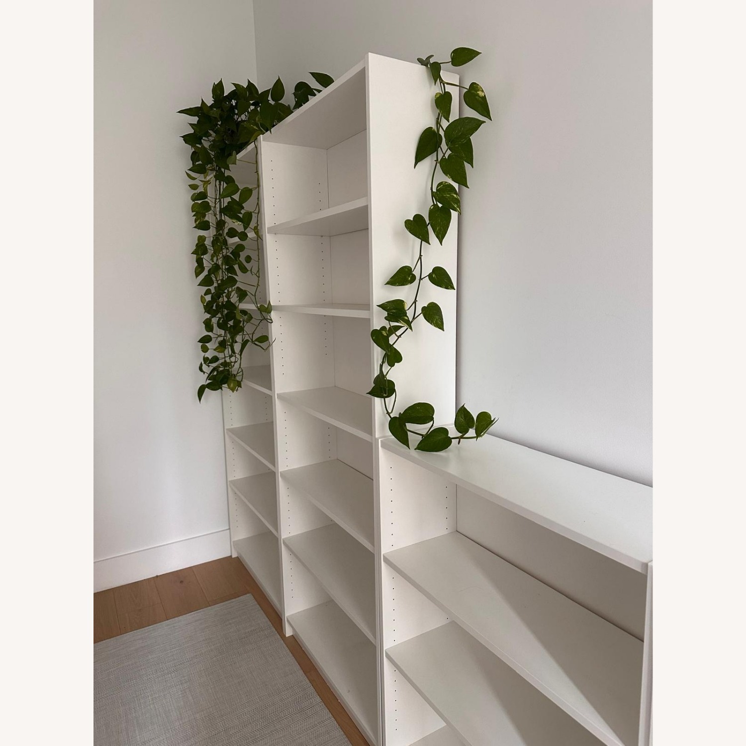 IKEA White Wood Bookcase - image-1