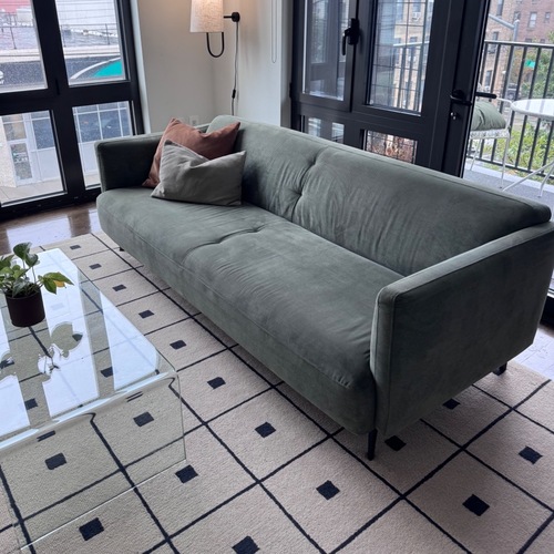 Used BoConcept Green Fabric 3+ Seater Sofa for sale on AptDeco