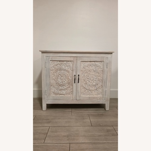 Used Wayfair Bellavia Solid Wood Accent Cabinet for sale on AptDeco