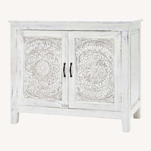 Used Wayfair Bellavia Solid Wood Accent Cabinet for sale on AptDeco