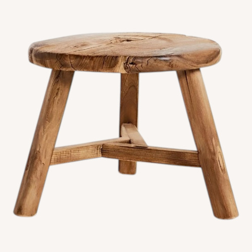 Used Anthropologie Reclaimed Elm Side Table for sale on AptDeco