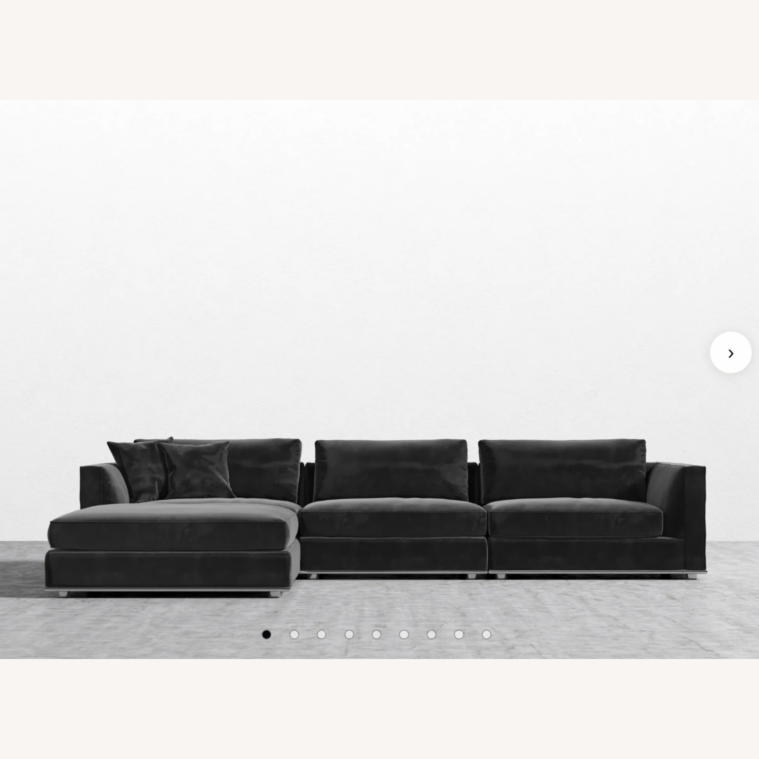 Rove Concepts Milo Modular Sectional – Black Velvet - image-9