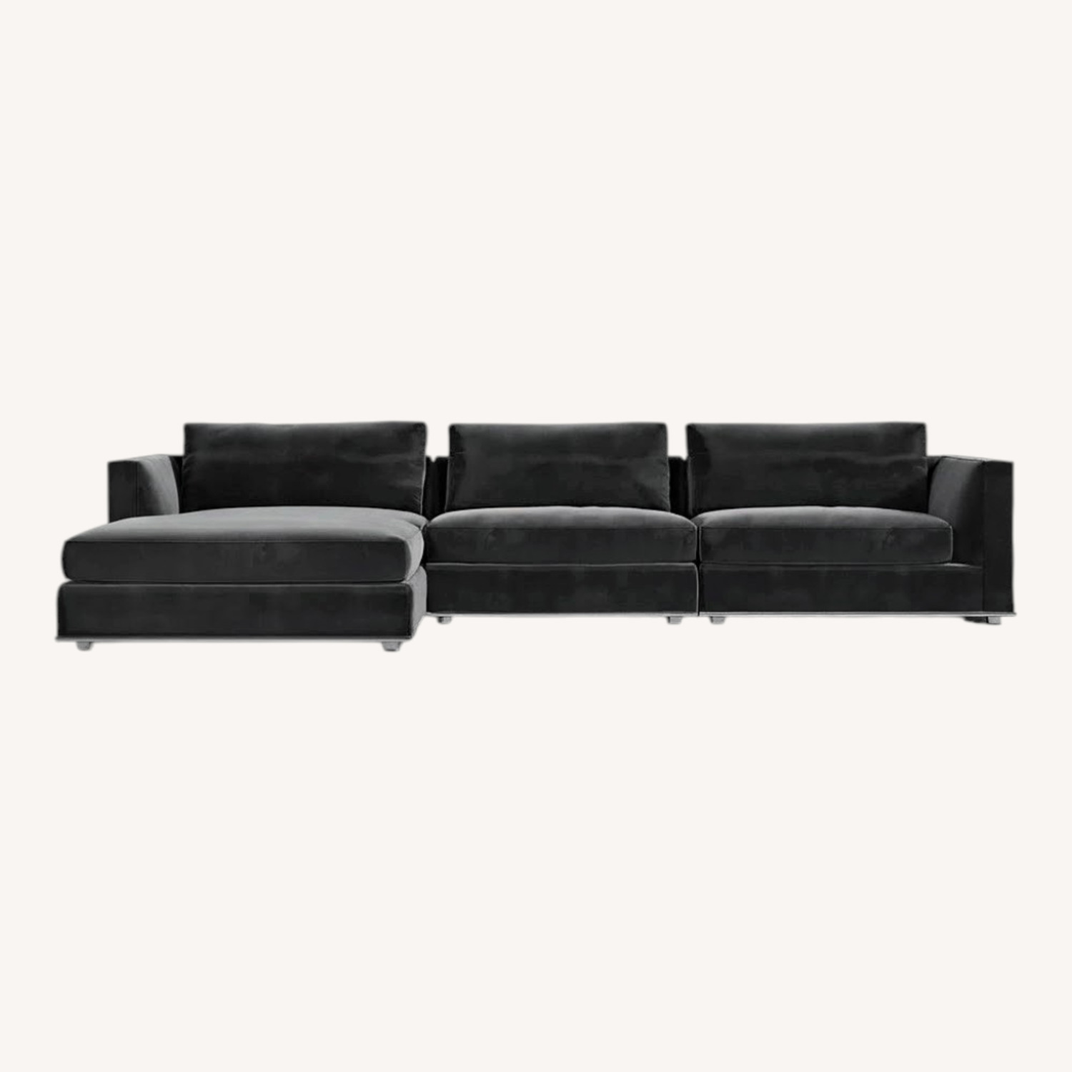 Rove Concepts Milo Modular Sectional – Black Velvet - image-0