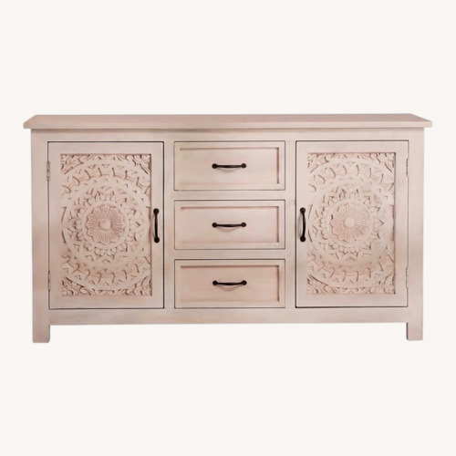 Used Wayfair White Wood Sideboard for sale on AptDeco