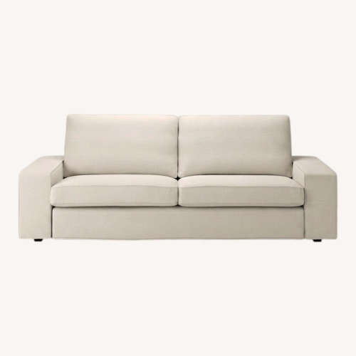 Used IKEA Light Gray Fabric 2 Seater Sofa for sale on AptDeco