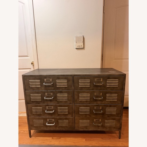 Used Pottery Barn Teen Locker 8-Drawer Wide Dresser for sale on AptDeco
