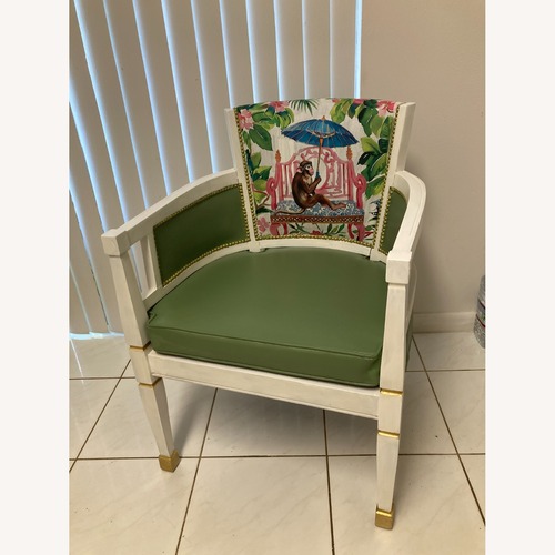 Used Wood Accent Chair for sale on AptDeco