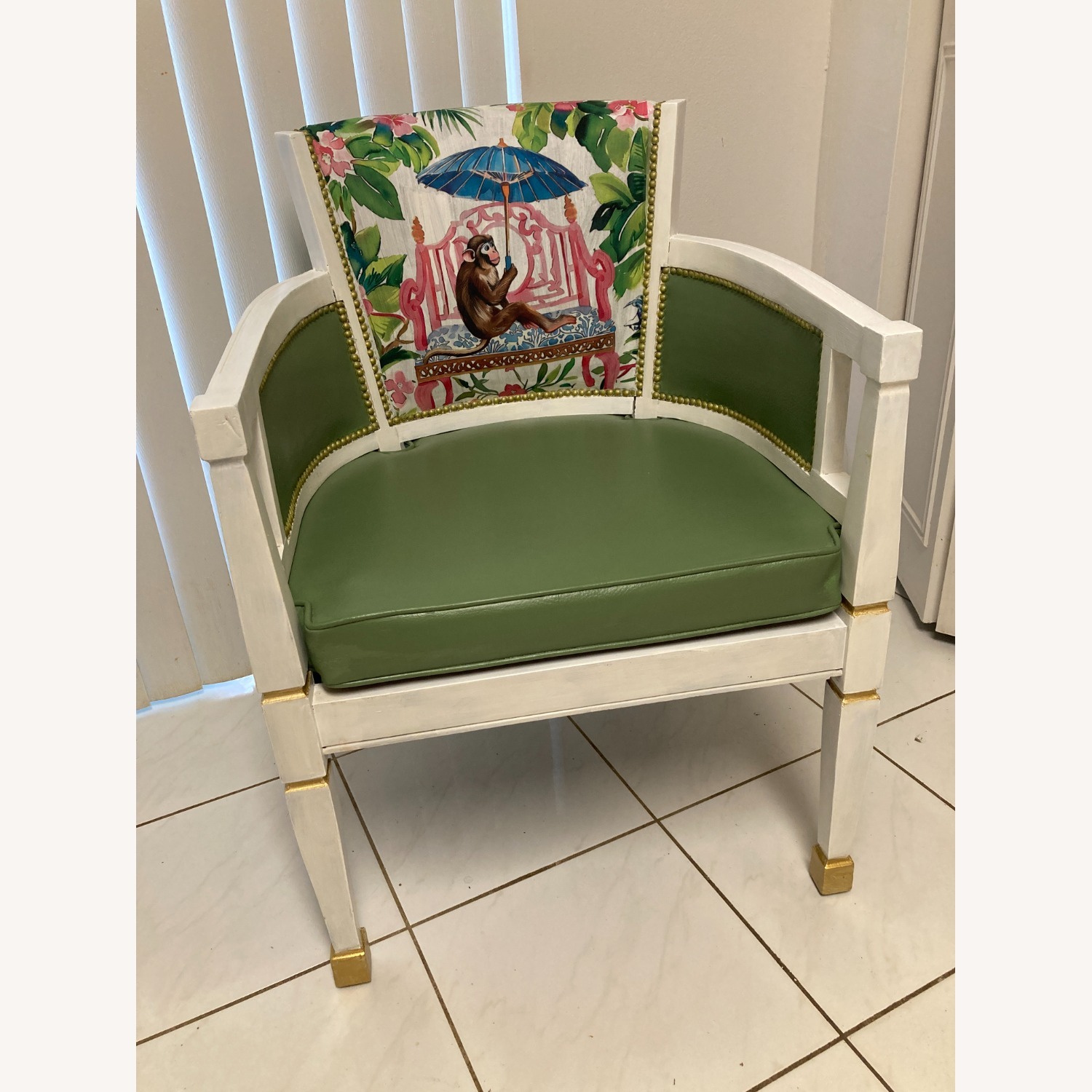 Wood Accent Chair - image-2