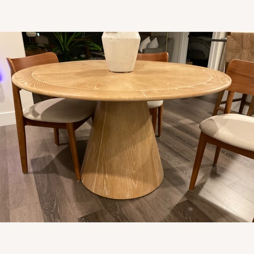Used Crate & Barrel Palisades 48” Dining Table for sale on AptDeco