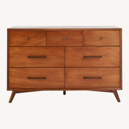 Used William's Home Furnishing Dark Brown Wood Dresser for sale on AptDeco