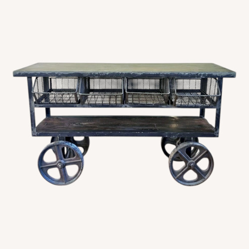 Used Metal Bar Cart for sale on AptDeco