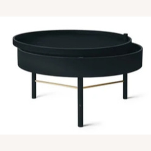 Used Audo Copenhagen Turning Tables - Black Ash/Brass for sale on AptDeco
