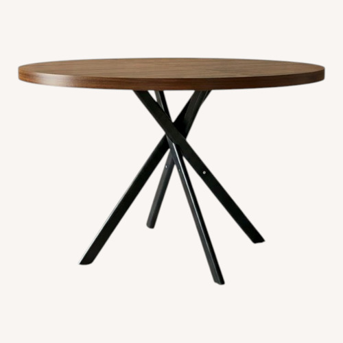 Used Dark Brown Wood Dining Table for sale on AptDeco