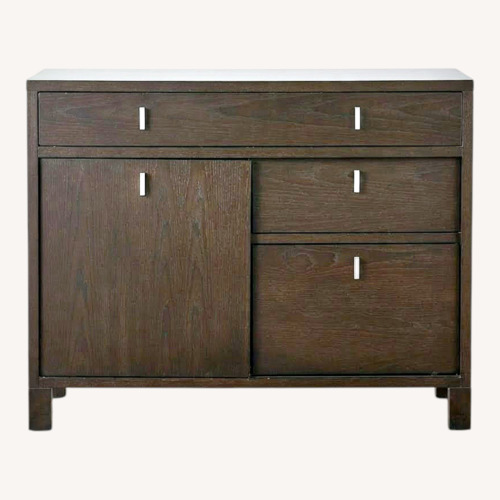 Used West Elm Dark Brown Wood Sideboard for sale on AptDeco