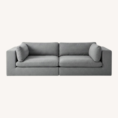 Used Modani  Light Gray Fabric 2 Piece Sectional for sale on AptDeco