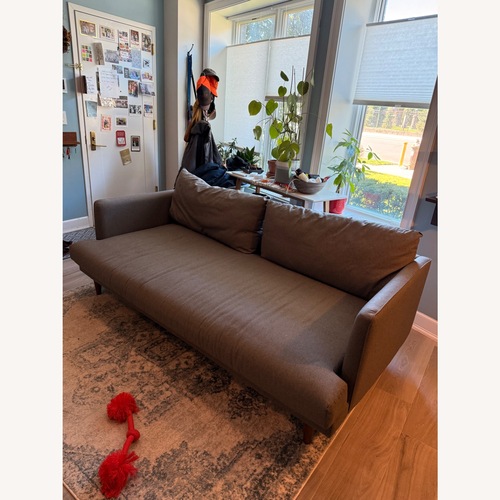 Used Joybird Lewis Light Gray Fabric 3+ Seater Sofa for sale on AptDeco
