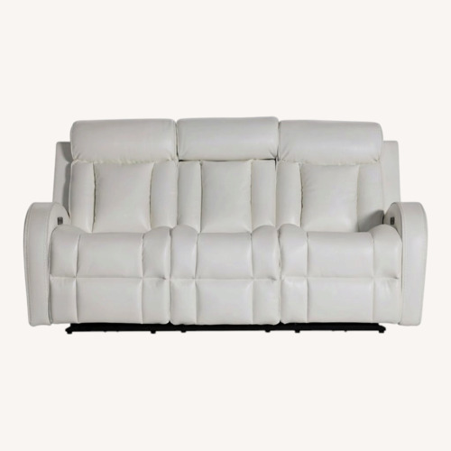 Used Bob's Discount Furniture Tuxedo White 3+ Seater Sofa for sale on AptDeco
