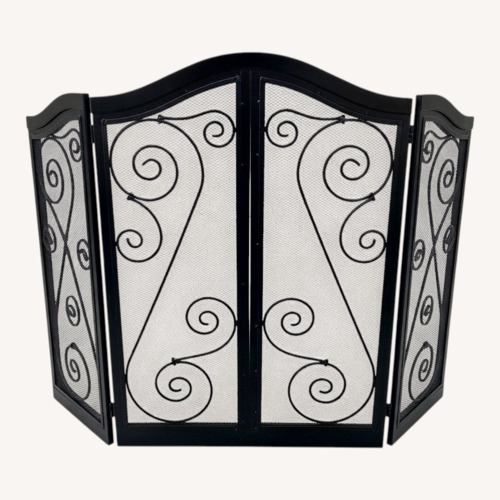 Used Vintage French Country Style Fireplace Screen for sale on AptDeco