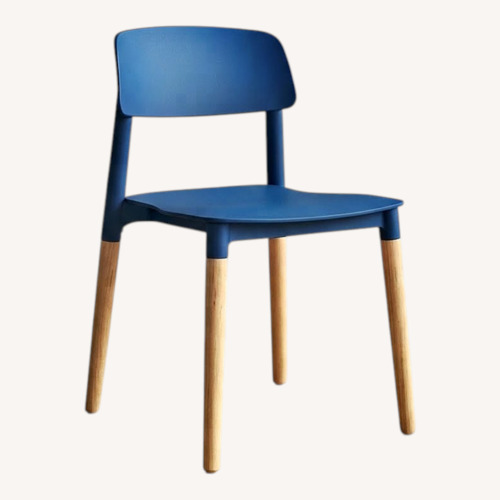 Used Blue Plastic Office Chair for sale on AptDeco