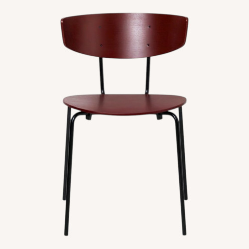 Used Ferm Living Herman Dining Chair in Red Brown for sale on AptDeco