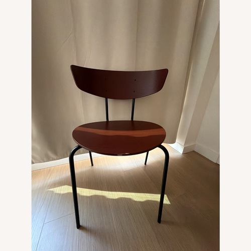 Used Ferm Living Herman Dining Chair in Red Brown for sale on AptDeco