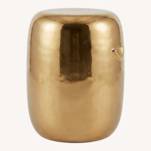 Used Gold Jayson Home Side Table/Stool for sale on AptDeco