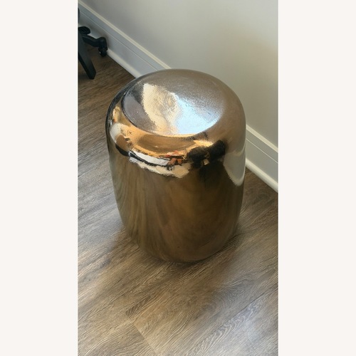 Used Gold Jayson Home Side Table/Stool for sale on AptDeco