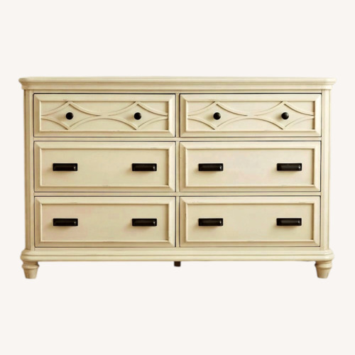Used White Wood Dresser for sale on AptDeco