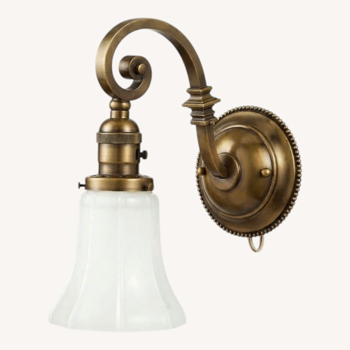 Used Vintage/Antique Finds Brass Wall Lamp for sale on AptDeco