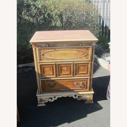 Used Vintage/Antique Finds Light Brown Wood Dresser for sale on AptDeco