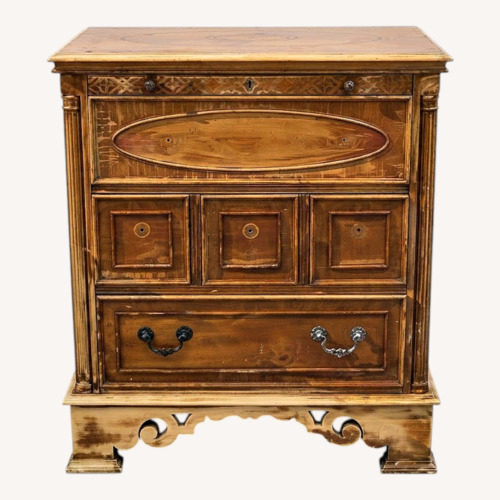 Used Vintage/Antique Finds Light Brown Wood Dresser for sale on AptDeco