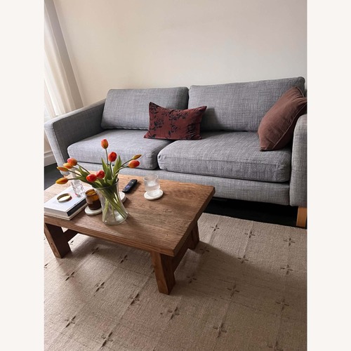 Used IKEA Karlstad Light Gray Fabric 3+ Seater Sofa for sale on AptDeco