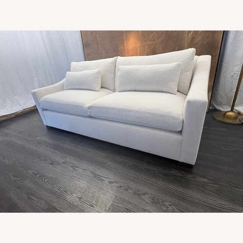 Used Restoration Hardware Belgian Slope Arm Sofa 7' Natural for sale on AptDeco