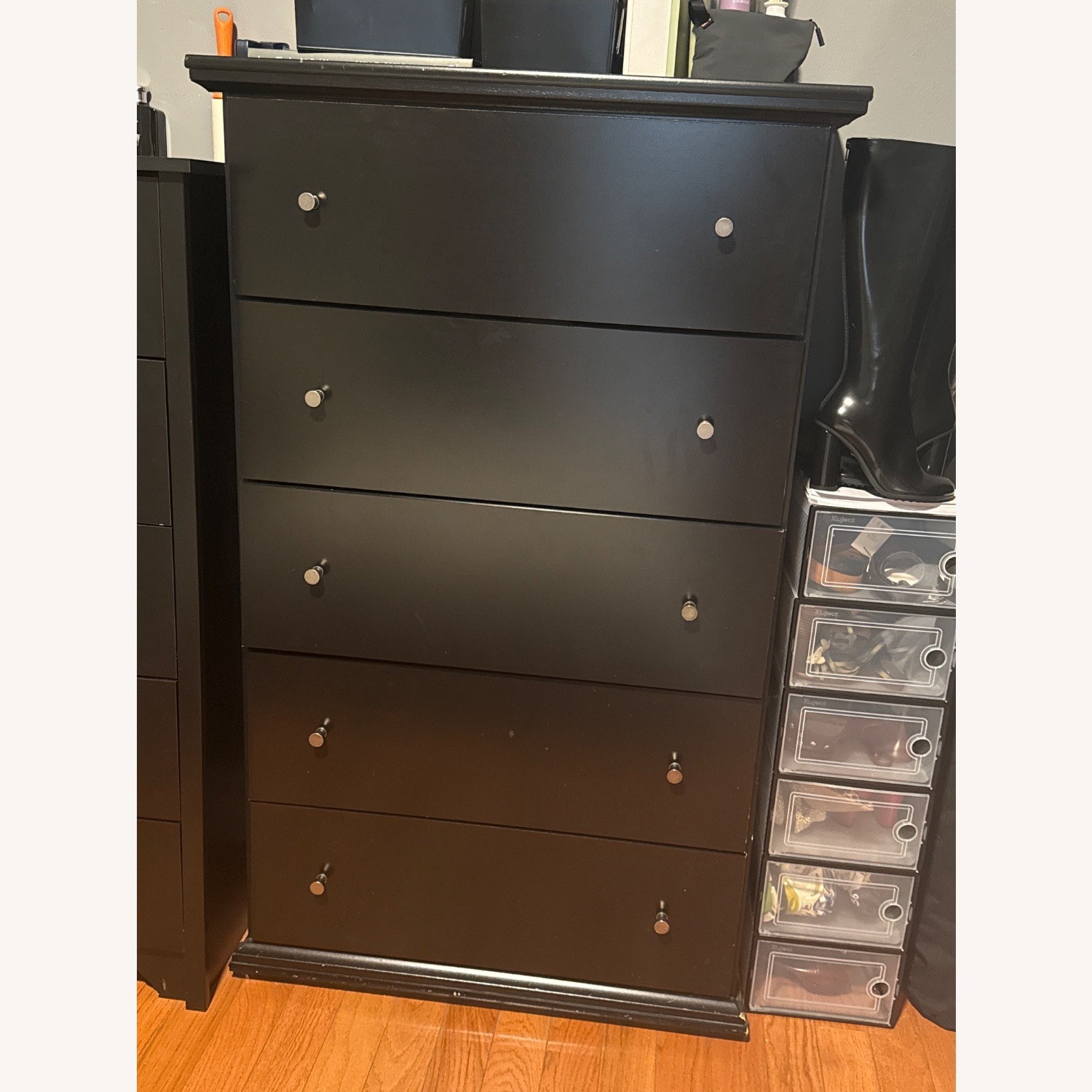 Ashley Furniture Black Wood Dresser - image-1