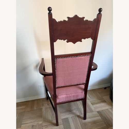 Used Late Victorian Edwardian Inlaid Mahogany Armchair for sale on AptDeco